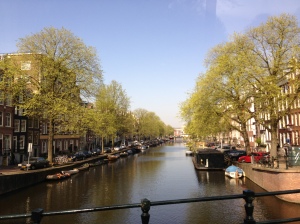 Canals connecting the city